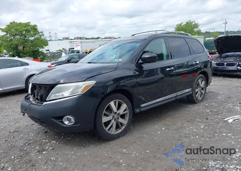 2013 Nissan Pathfinder Platinum из США, поврежденный, VIN 5N1AR2MM2DC637622